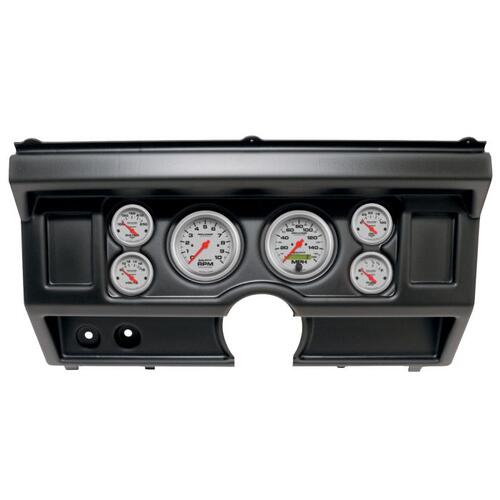 Autometer Direct Fit Dash Kit, (3 3/8" X2, 2 1/16" X4), Ford Truck No Ac 80-86, Ultra-Lite, Ultra-Li