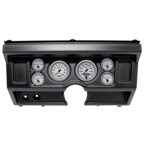 Autometer Direct Fit Dash Kit, (3 3/8" X2, 2 1/16" X4), Ford Truck No Ac 80-86, Ultra-Lite Ii, Ultra
