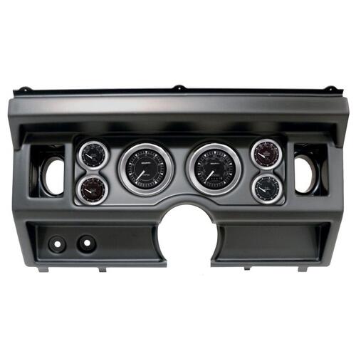 Autometer Direct Fit Dash Kit, (3 3/8" X2, 2 1/16" X4), Ford Truck Ac 80-86, Chrono, Chrono