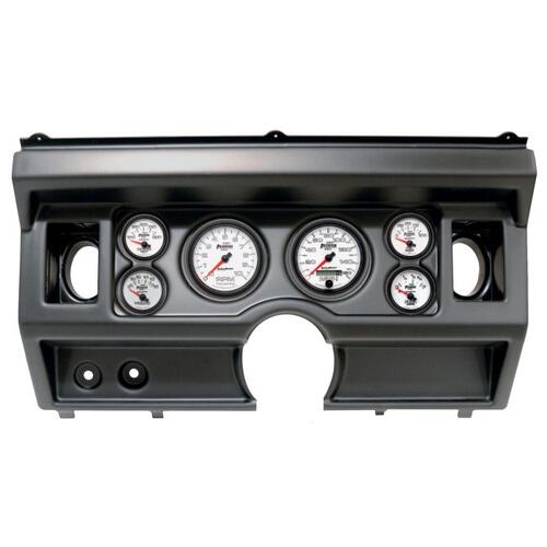 Autometer Direct Fit Dash Kit, (3 3/8" X2, 2 1/16" X4), Ford Truck Ac 80-86, Phantom Ii, Phantom Ii
