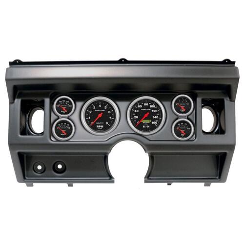 Autometer Direct Fit Dash Kit, (3 3/8" X2, 2 1/16" X4), Ford Truck Ac 80-86, Sport-Comp, Sport-Comp