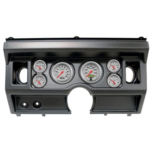 Autometer Direct Fit Dash Kit, (3 3/8" X2, 2 1/16" X4), Ford Truck Ac 80-86, Ultra-Lite, Ultra-Lite