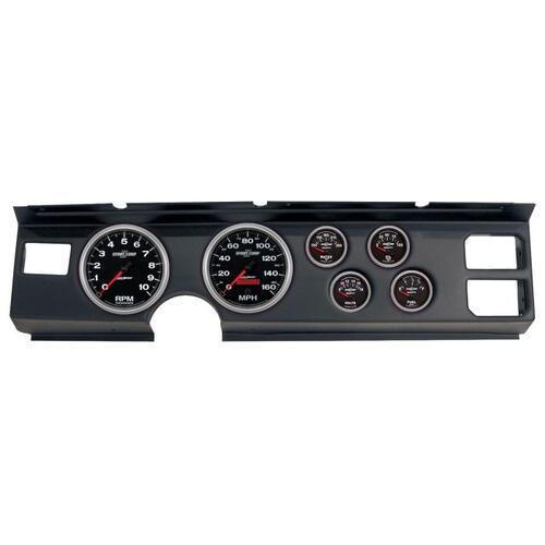 Autometer Direct Fit Dash Kit, (5" X2, 2 1/16" X4), Pontiac Firebird 82-84, Sport-Comp Ii, Sport-Com
