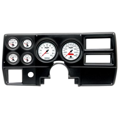 Autometer Direct Fit Dash Kit, (5" X2, 2 1/16" X4), Chevy/Gmc Truck Ac 84-87, Phantom Ii, Phantom Ii