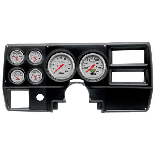 Autometer Direct Fit Dash Kit, (5" X2, 2 1/16" X4), Chevy/Gmc Truck Ac 84-87, Ultra-Lite, Ultra-Lite
