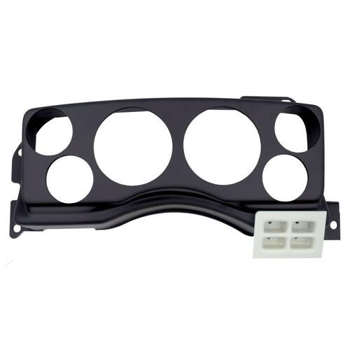 Autometer Gauge Mount, Direct Fit, (3 3/8" X2, 2 1/16" X4), Ford Mustang 87-89, Mounting Solutions