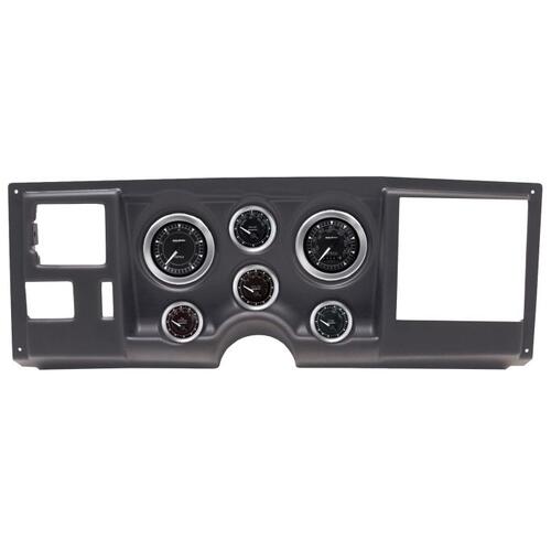 Autometer Direct Fit Dash Kit, (3 3/8" X2, 2 1/16" X4), Chevy/Gmc Truck 88-94, Chrono, Chrono