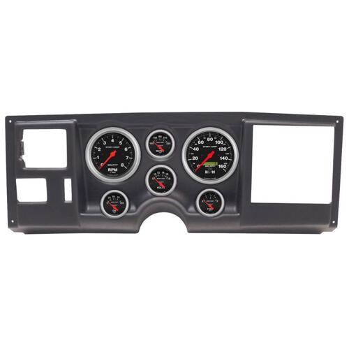Autometer Direct Fit Dash Kit, (3 3/8" X2, 2 1/16" X4), Chevy/Gmc Truck 88-94, Sport-Comp, Sport-Com