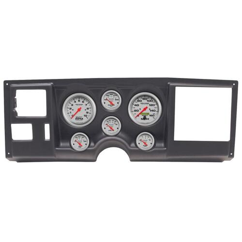 Autometer Direct Fit Dash Kit, (3 3/8" X2, 2 1/16" X4), Chevy/Gmc Truck 88-94, Ultra-Lite, Ultra-Lit