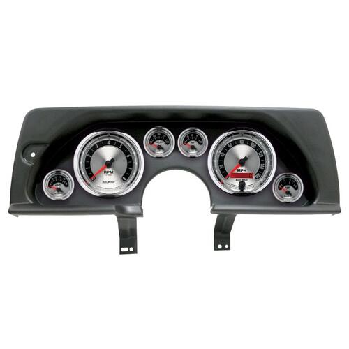 Autometer Direct Fit Dash Kit, (5" X2, 2 1/16" X4), Chevy Camaro 90-92, American Muscle, American Mu