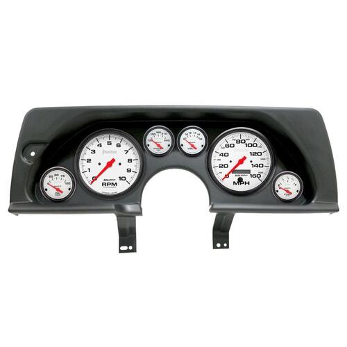 Autometer Direct Fit Dash Kit, (5" X2, 2 1/16" X4), Chevy Camaro 90-92, Phantom, Phantom