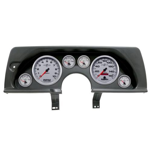 Autometer Direct Fit Dash Kit, (5" X2, 2 1/16" X4), Chevy Camaro 90-92, Ultra-Lite Ii, Ultra-Lite Ii