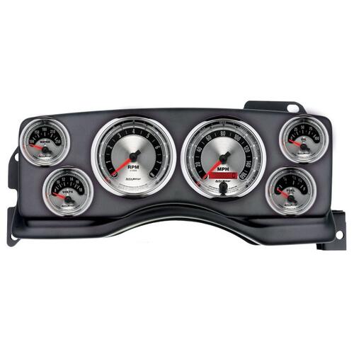 Autometer Direct Fit Dash Kit, (3 3/8" X2, 2 1/16" X4), Ford Mustang 90-93, American Muscle, America