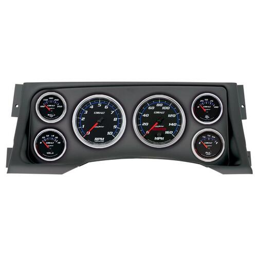 Autometer Direct Fit Dash Kit, (3 3/8" X2, 2 1/16" X4), Chevy/Gmc Truck 95-98, Cobalt, Cobalt