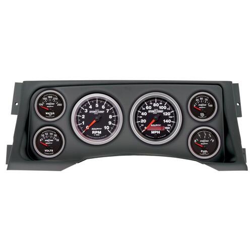 Autometer Direct Fit Dash Kit, (3 3/8" X2, 2 1/16" X4), Chevy/Gmc Truck 95-98, Sport-Comp Ii, Sport-
