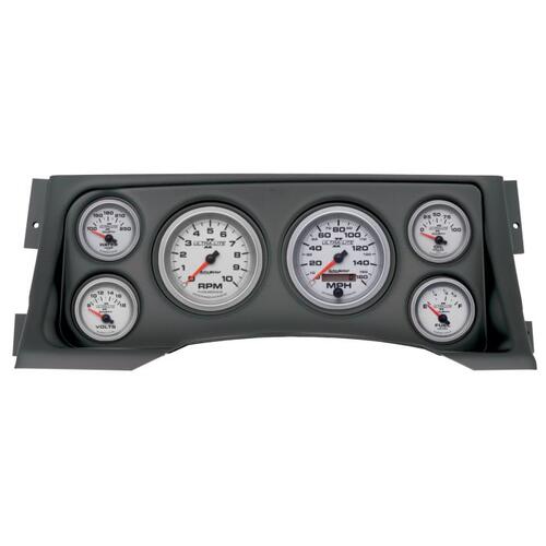 Autometer Direct Fit Dash Kit, (3 3/8" X2, 2 1/16" X4), Chevy/Gmc Truck 95-98, Ultra-Lite Ii, Ultra-