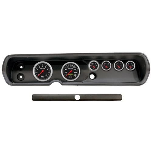 Autometer Direct Fit Dash Kit, (3 3/8" X2, 2 1/16" X4), Chevy Chevelle 64-65, Sport-Comp, Sport-Comp