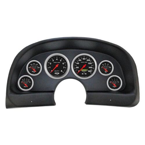 Autometer Direct Fit Dash Kit, (3 3/8" X2, 2 1/16" X4), Chevy Camaro 93-02, Sport-Comp, Sport-Comp
