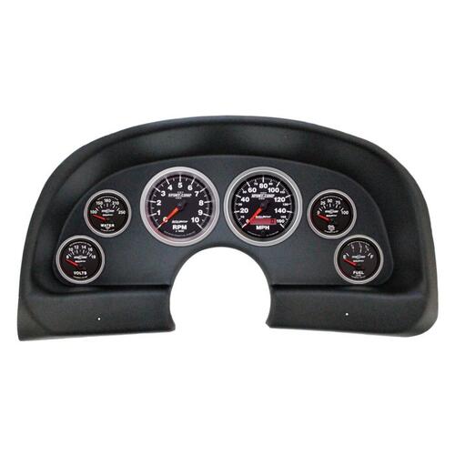 Autometer Direct Fit Dash Kit, (3 3/8" X2, 2 1/16" X4), Chevy Camaro 93-02, Sport-Comp Ii, Sport-Com