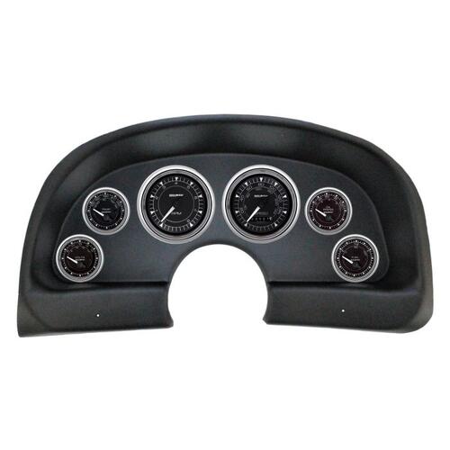 Autometer Direct Fit Dash Kit, (3 3/8" X2, 2 1/16" X4), Chevy Camaro 93-02, Chrono Chrome, Chrono Ch