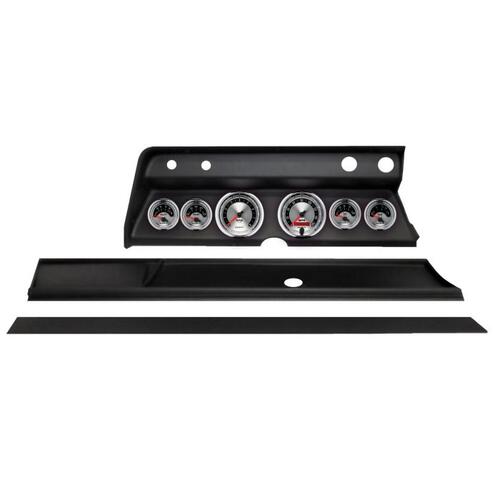 Autometer Direct Fit Dash Kit, (3 3/8" X2, 2 1/16" X4), Chevy Chevelle 67, American Muscle, American
