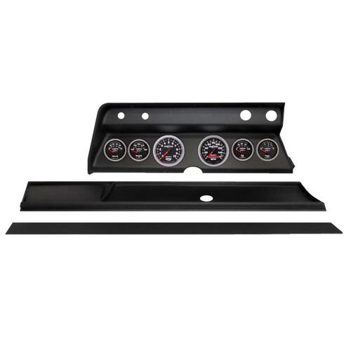 Autometer Direct Fit Dash Kit, (3 3/8" X2, 2 1/16" X4), Chevy Chevelle 67, Sport-Comp Ii, Sport-Comp