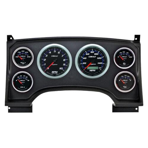 Autometer Direct Fit Dash Kit, (3 3/8" X2, 2 1/16" X4), Chevy S10 Truck 94-97, Cobalt, Cobalt