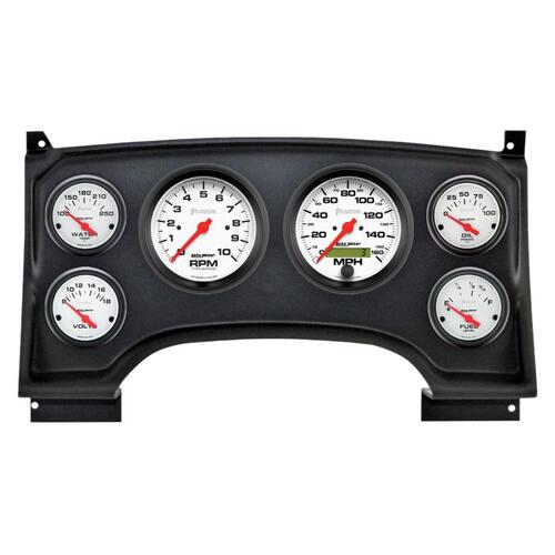 Autometer Direct Fit Dash Kit, (3 3/8" X2, 2 1/16" X4), Chevy S10 Truck 94-97, Phantom, Phantom