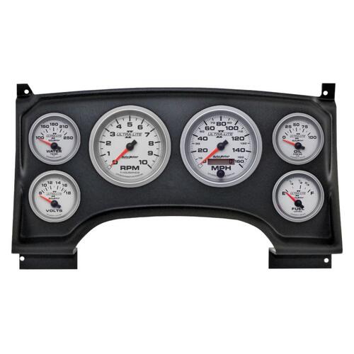 Autometer Direct Fit Dash Kit, (3 3/8" X2, 2 1/16" X4), Chevy S10 Truck 94-97, Ultra-Lite Ii, Ultra-