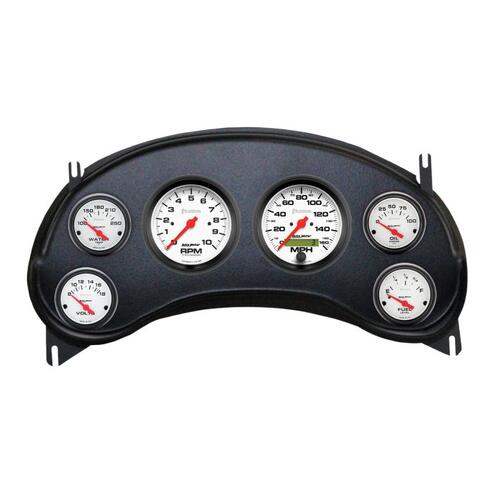 Autometer Direct Fit Dash Kit, (3 3/8" X2, 2 1/16" X4), Chevy S10 Truck 98-04, Phantom, Phantom
