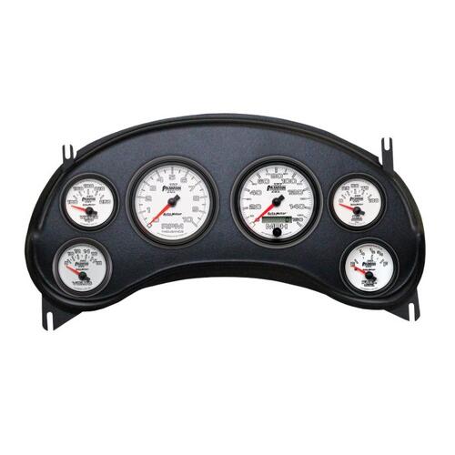Autometer Direct Fit Dash Kit, (3 3/8" X2, 2 1/16" X4), Chevy S10 Truck 98-04, Phantom Ii, Phantom I