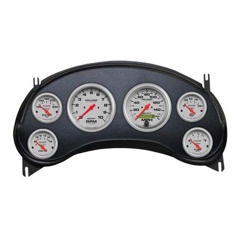 Autometer Direct Fit Dash Kit, (3 3/8" X2, 2 1/16" X4), Chevy S10 Truck 98-04, Ultra-Lite, Ultra-Lit
