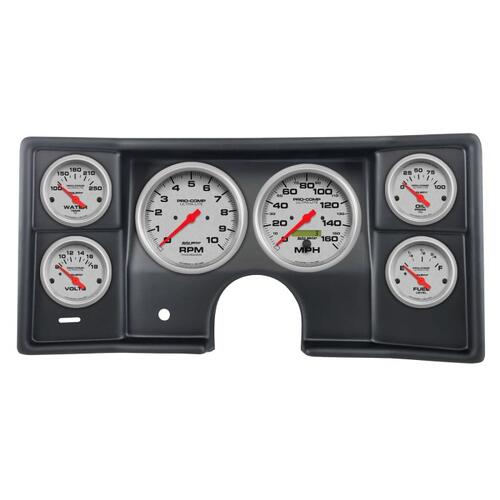 Autometer Direct Fit Dash Kit, (5" X2, 2 5/8" X4), Malibu/El Camino/Montecarlo 78-81, Ultra-Lite, Ul