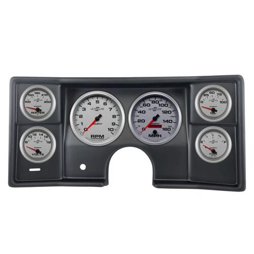 Autometer Direct Fit Dash Kit, (5" X2, 2 5/8" X4), Malibu/El Camino/Montecarlo 78-81, Ultra-Lite Ii,