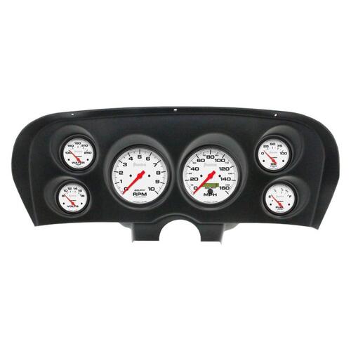 Autometer Direct Fit Dash Kit, (5" X2, 2 5/8" X4), Ford Mustang 69-70, Phantom, Phantom