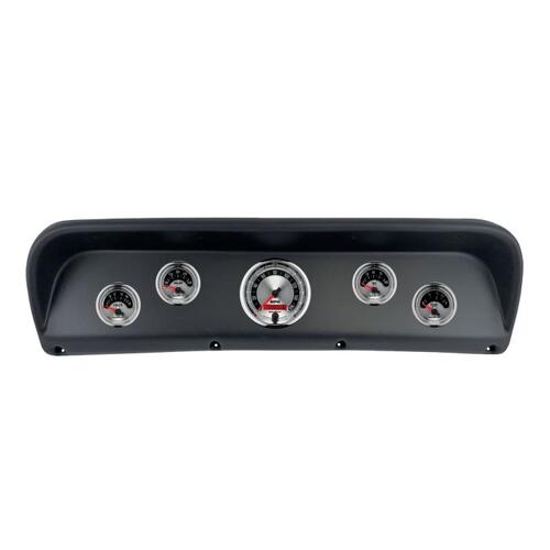 Autometer Direct Fit Dash Kit, (3 3/8" X1, 2 1/16" X4), Ford F100 67-72, American Muscle, American M