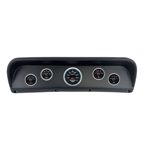 Autometer Direct Fit Dash Kit, (3 3/8" X1, 2 1/16" X4), Ford F100 67-72, Cobalt, Cobalt