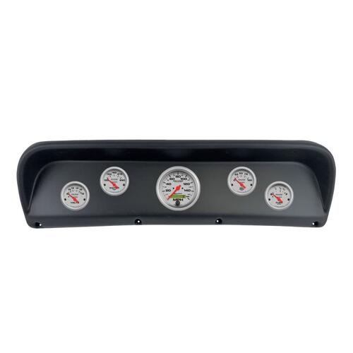 Autometer Direct Fit Dash Kit, (3 3/8" X1, 2 1/16" X4), Ford F100 67-72, Ultra-Lite, Ultra-Lite