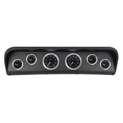 Autometer Direct Fit Dash Kit, (3 3/8" X2, 2 1/16" X4), Ford F100 67-72, Chrono, Chrono