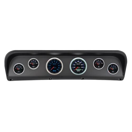 Autometer Direct Fit Dash Kit, (3 3/8" X2, 2 1/16" X4), Ford F100 67-72, Cobalt, Cobalt