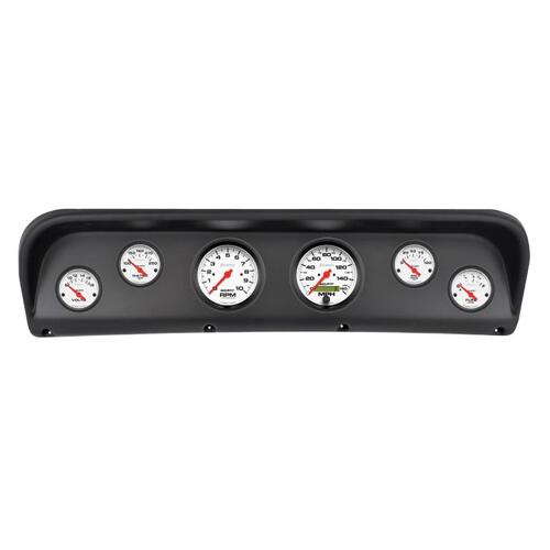 Autometer Direct Fit Dash Kit, (3 3/8" X2, 2 1/16" X4), Ford F100 67-72, Phantom, Phantom