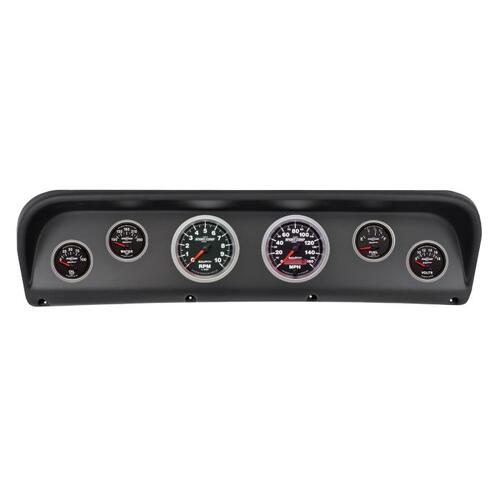 Autometer Direct Fit Dash Kit, (3 3/8" X2, 2 1/16" X4), Ford F100 67-72, Sport-Comp Ii, Sport-Comp I