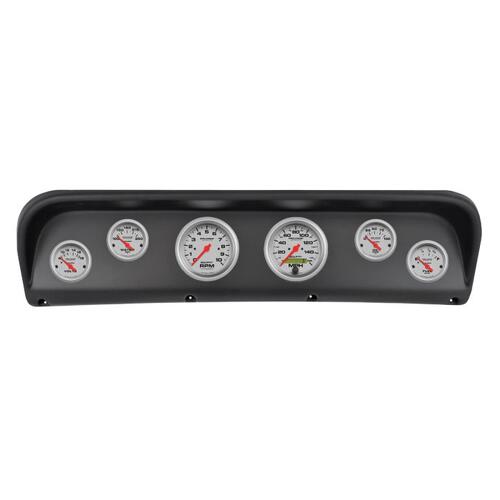 Autometer Direct Fit Dash Kit, (3 3/8" X2, 2 1/16" X4), Ford F100 67-72, Ultra-Lite, Ultra-Lite
