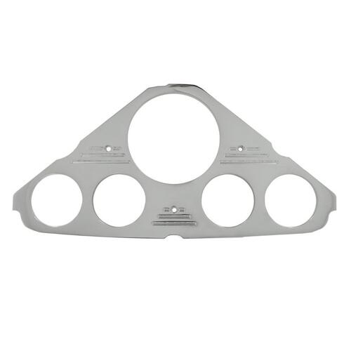 Autometer Dash Panel, Chevy Truck, `55-59, Billet, 3-3/8"X1, 2-1/16"X4, Mounting Solutions