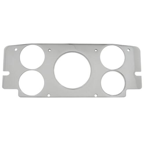Autometer Dash Panel, Ford Truck, `57-60, Billet, 3-1/8"X1, 2-1/16"X4, Mounting Solutions