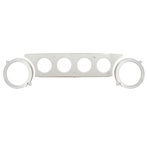 Autometer Dash Panel, Ford Galaxie, `63-64, Billet, 3-3/8"X2, 2-1/16"X4, Mounting Solutions