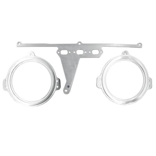 Autometer Dash Panel, Ford Falcon, `66-67, Billet, 3-3/8"X2, Mounting Solutions