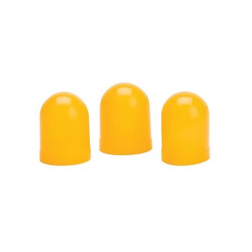 Autometer LIGHT BULB BOOTS, YELLOW, QTY. 3