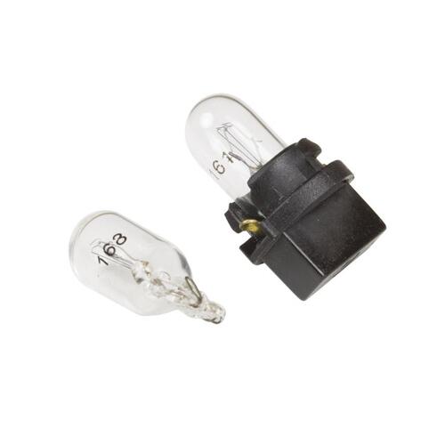 Autometer Light Bulb & Socket Assy, T3 Wedge, 2.7W & 4.9W, Replacemnt, Twist, Crct Brd Mnt, Accessor