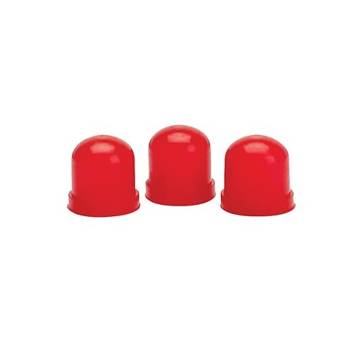 Autometer LIGHT BULB BOOTS, Red, QTY. 3